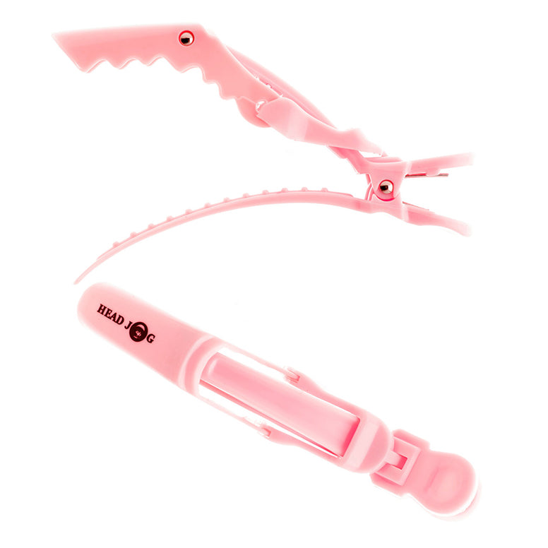 Head Jog Dino Klipz Pink - Pack of 4
