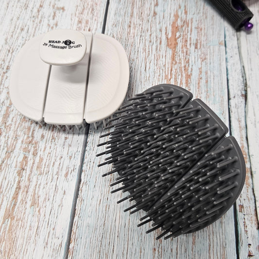 Head Jog 14 Scalp Massage Brush - Ash
