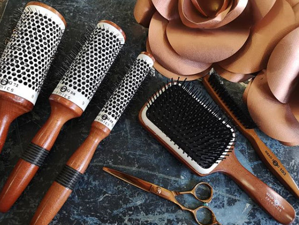 Head Jog Wood Ceramic Brush Set