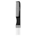 Head Jog 204 Metal Pin Comb Black