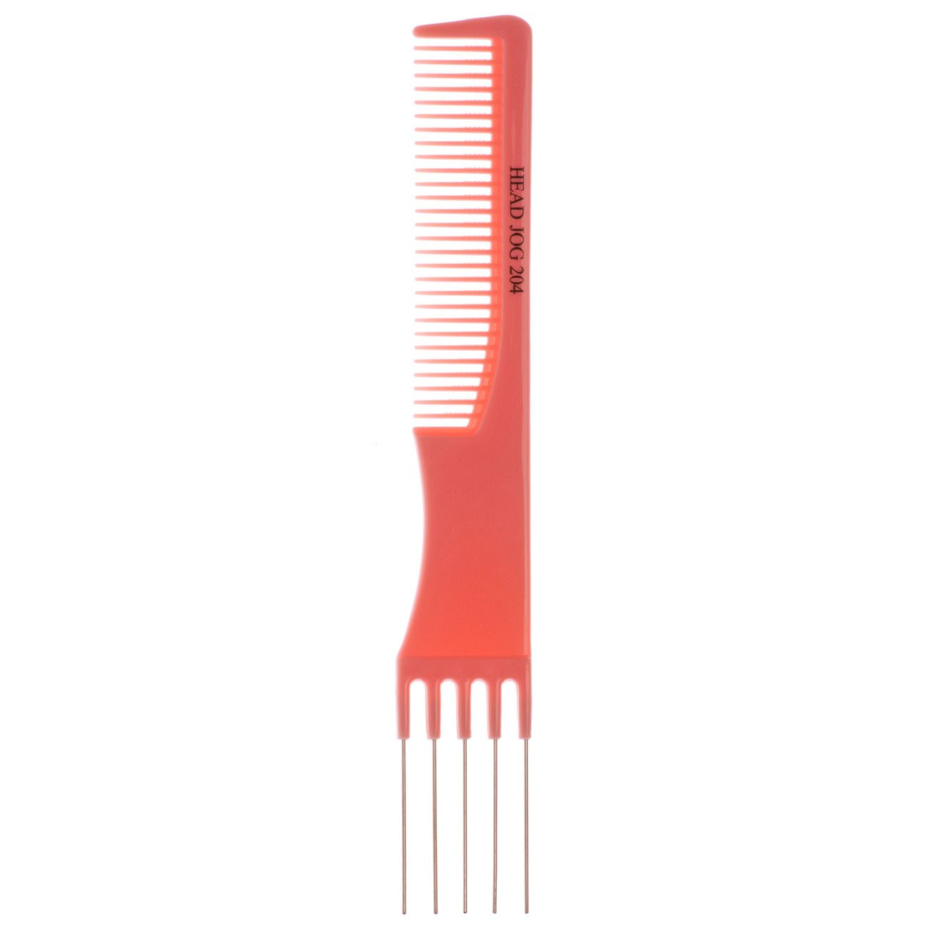 Head Jog 204 Metal Pin Comb Pink