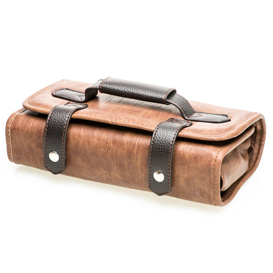 Head Jog Barber Tool Roll Brown