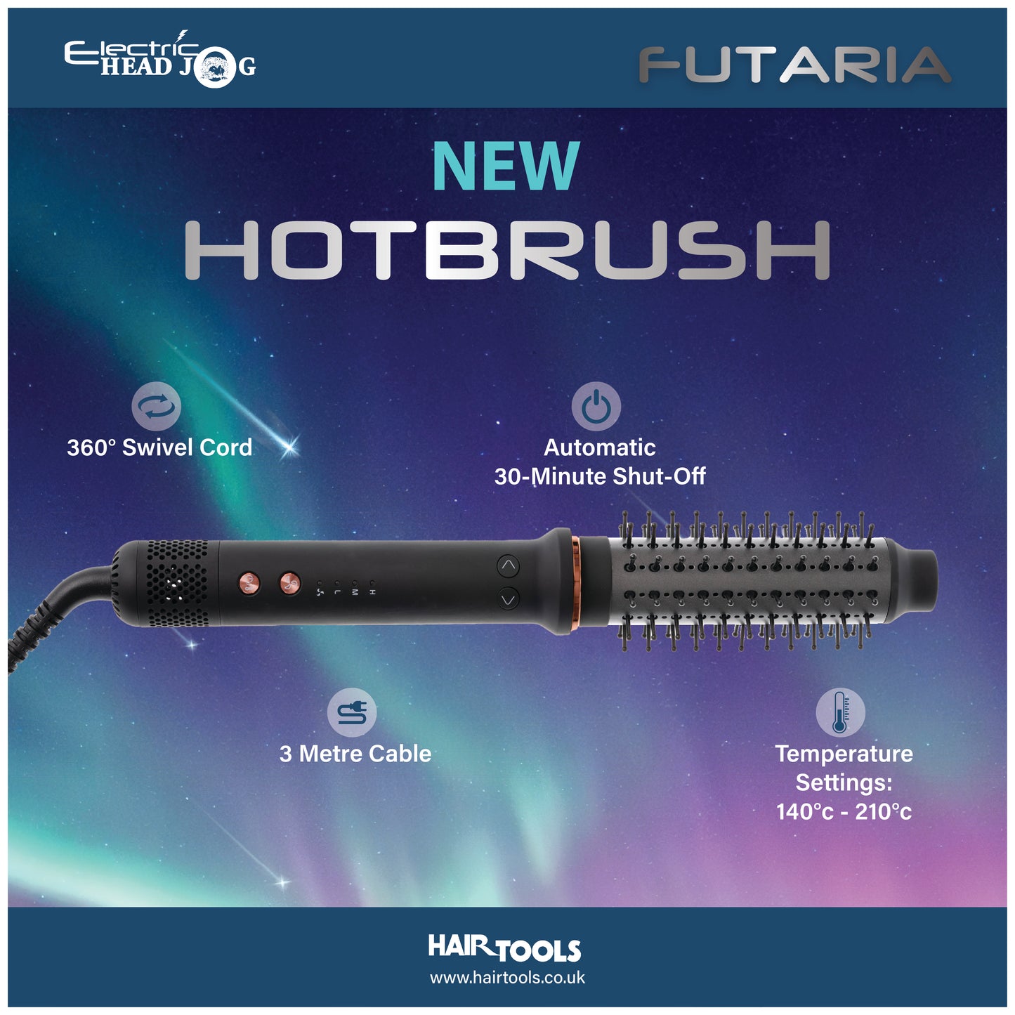 Electric Head Jog Futaria Hot Brush