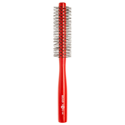Head Jog 106 Red Wooden Round Brush 30mm