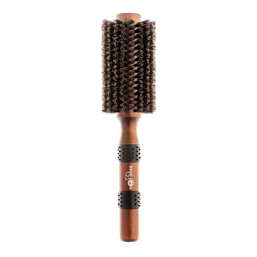 Head Jog 122 Natural Boar Bristle Round Brush 28mm
