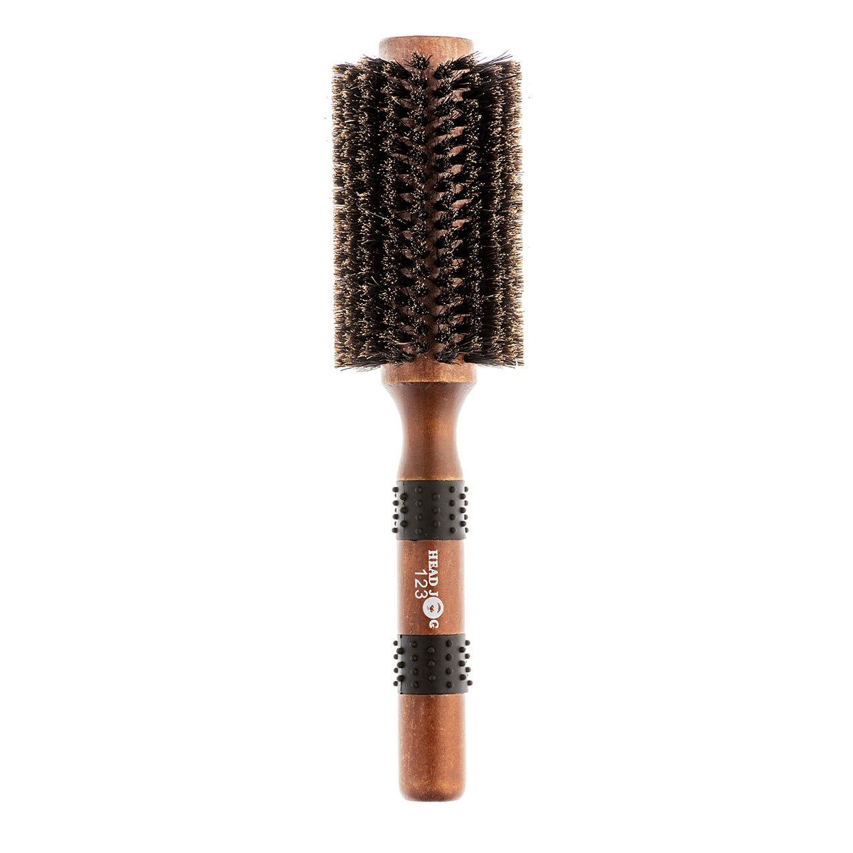 Head Jog 123 Natural Boar Bristle Round Brush 33mm