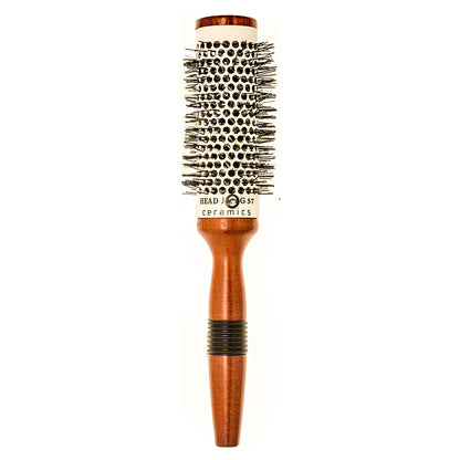 Head Jog 57 Wood Ceramic Round Brush 38mm
