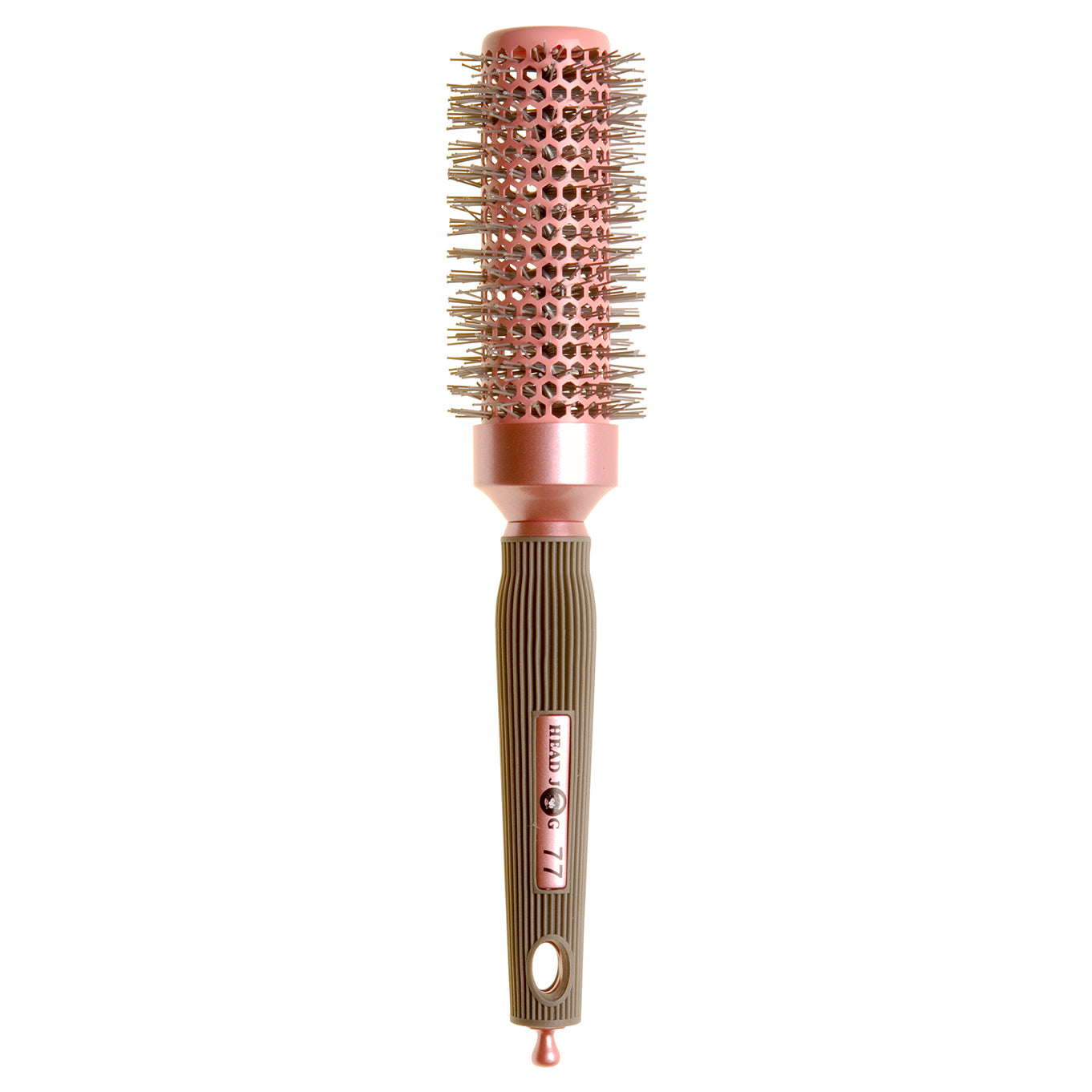 Head Jog 77 Pink Round Brush 33mm