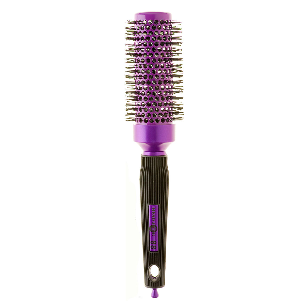 Head Jog 88 Purple Round Brush 33mm