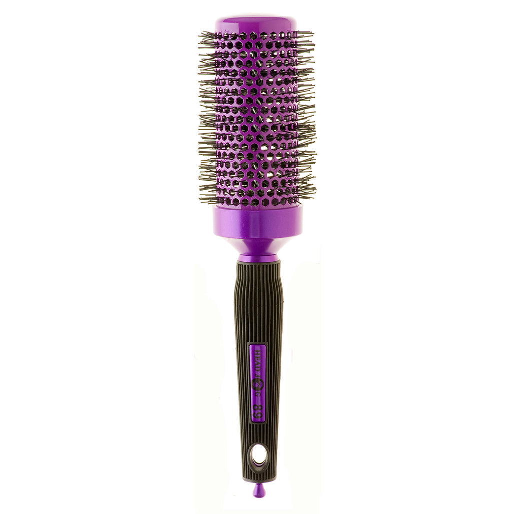 Head Jog 89 Purple Round Brush 43mm