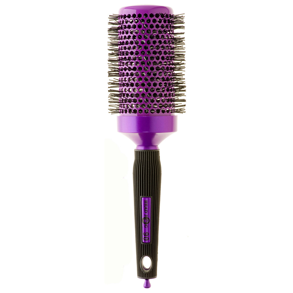 Head Jog 90 Purple Round Brush 50mm