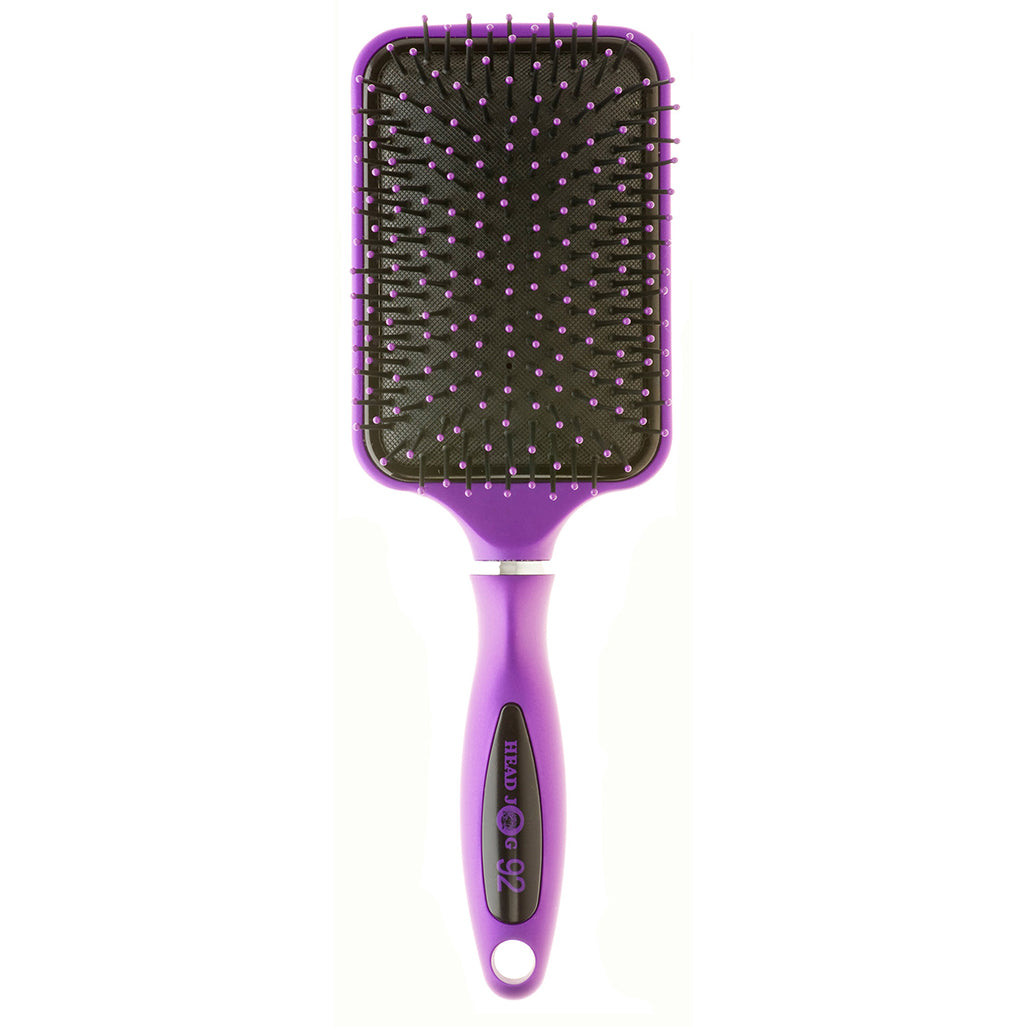 Head Jog 92 Purple Paddle Brush