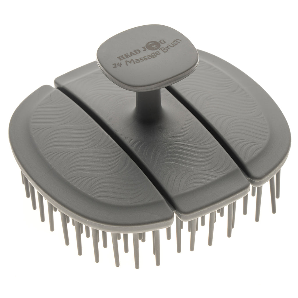 Head Jog 14 Scalp Massage Brush - Charcoal