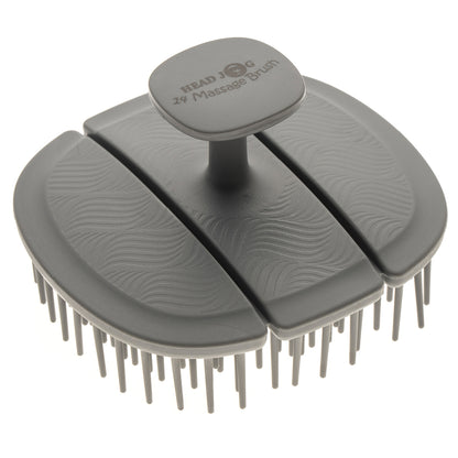 Head Jog 14 Scalp Massage Brush - Charcoal