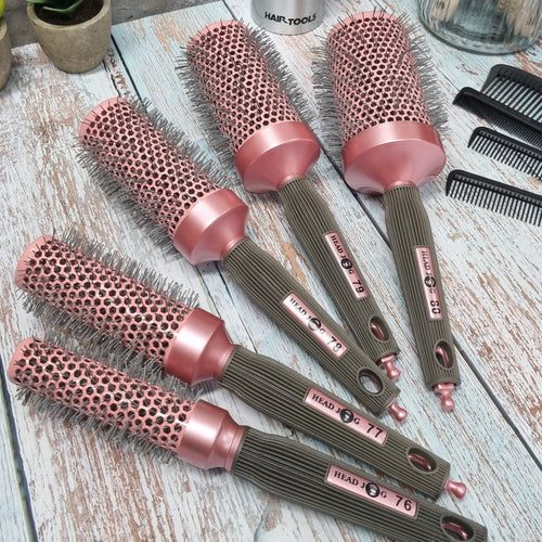 Head Jog Oval Pink Brush Set