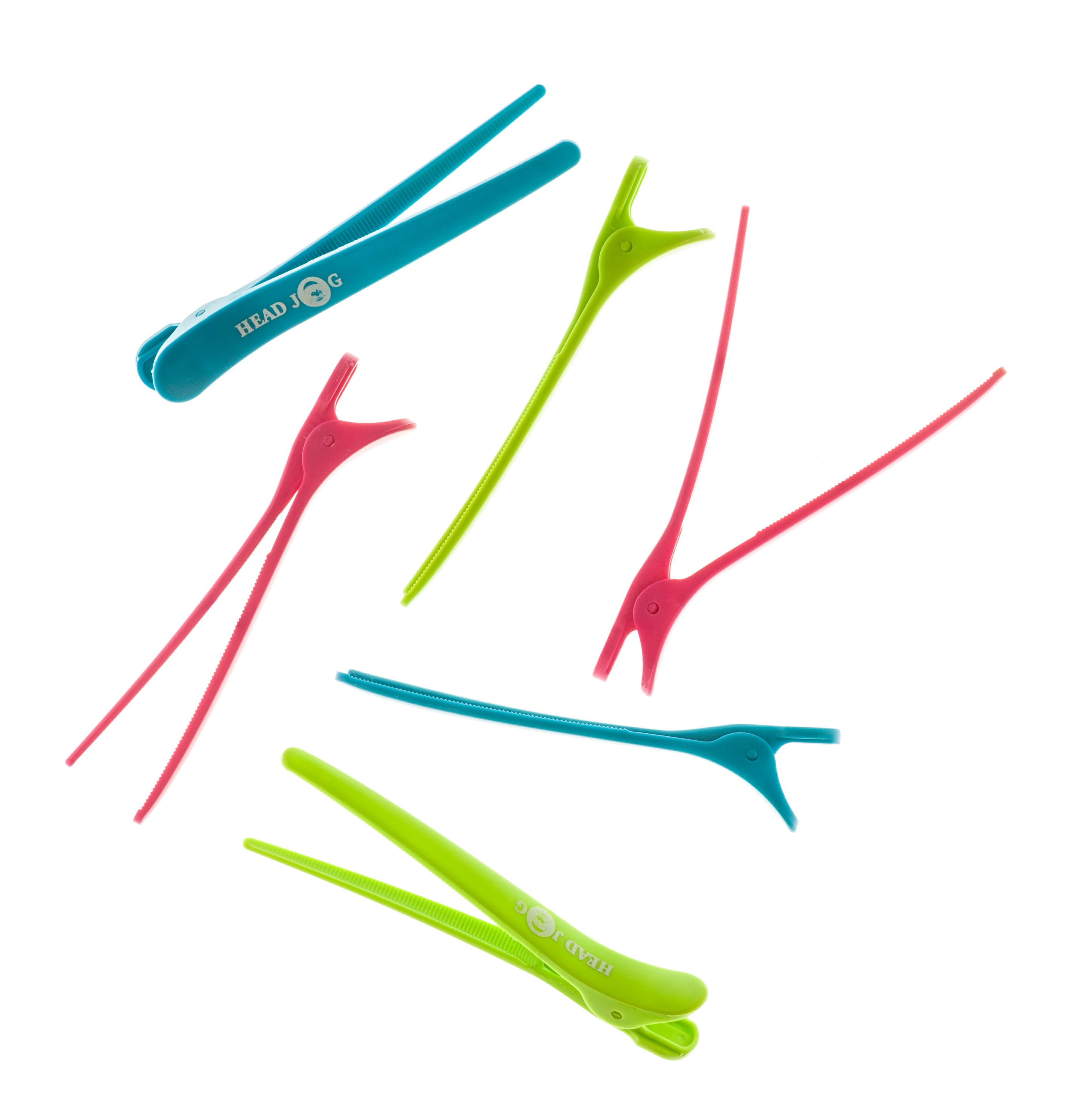 Head Jog Klip-Itz Neon - Pack of 6