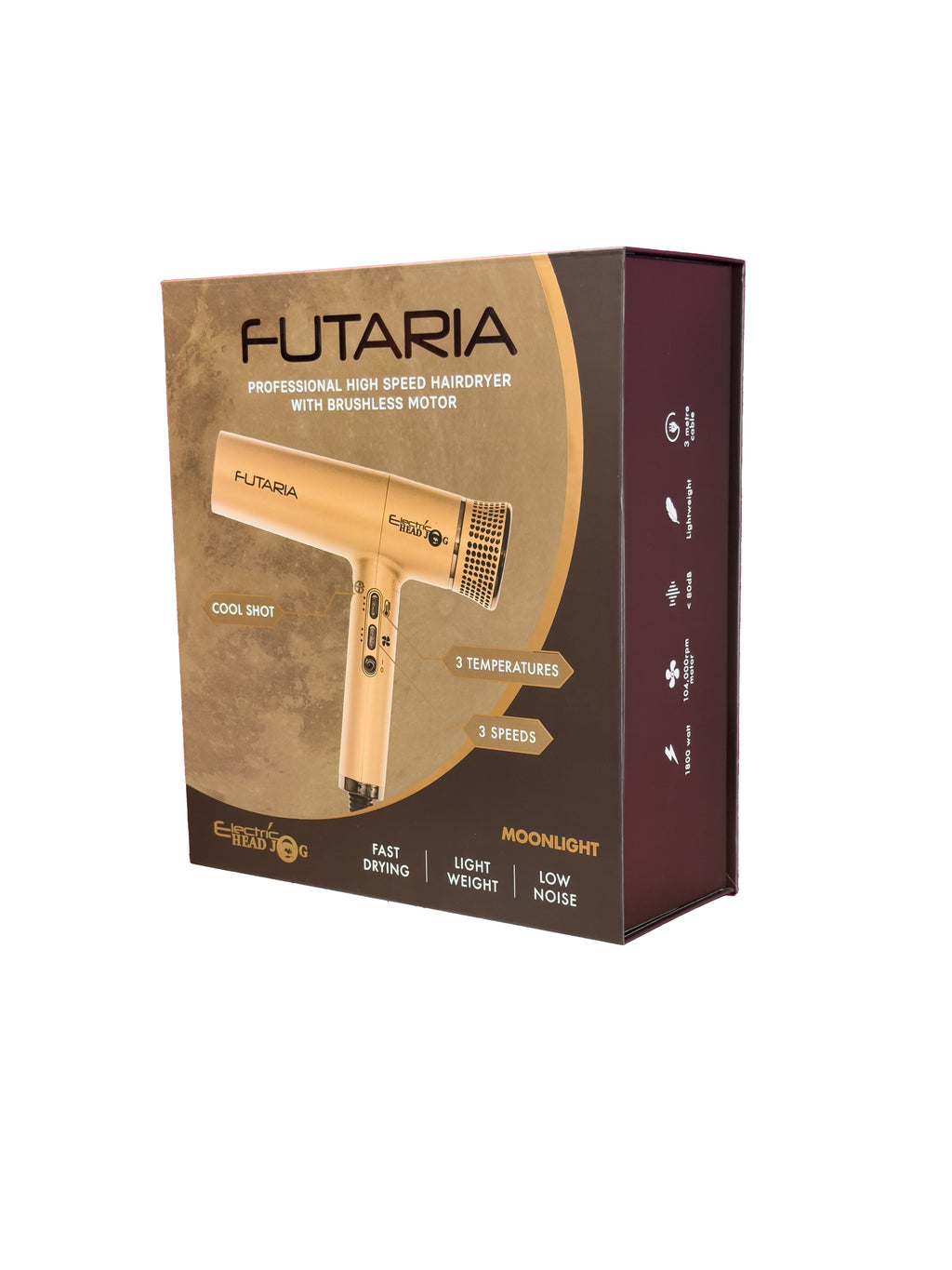 Electric Head Jog Futaria Hairdryer Moonlight