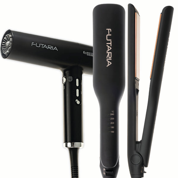 Perfect Duo Black - Futaria Hairdryer & Straightener Set – Head Jog