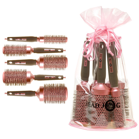 Head Jog Oval Pink Brush Set